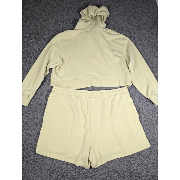 Pride Target 2 Piece Shorts 2X Crop Hoodie 1X Not A Phase Yellow Not a Phase - Picture 11 of 15